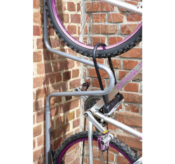 Support de vélo mural compatible antivol