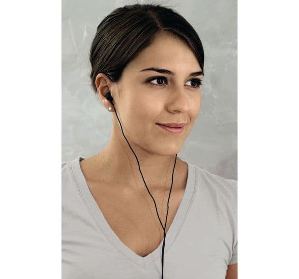 Ecouteurs intra-auriculaires + micro HAMA EAR3005 NOIR - Conforama