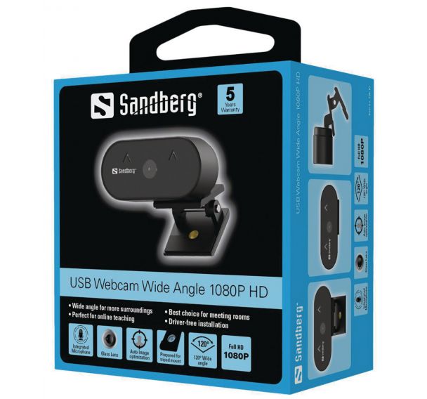 Webcam grand angle - Sandberg