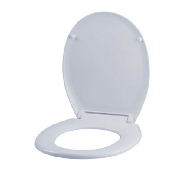 Abattant WC avec fermeture silencieuse en thermodur blanc