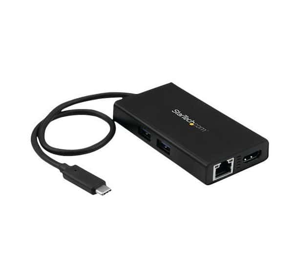 Adaptateur multiport USB Type-C - HDMI 4K - GbE - USB 3.0