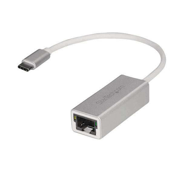 ® Adaptateur USB C 3.1 vers RJ45 Gigabit Ethernet (Argenté)