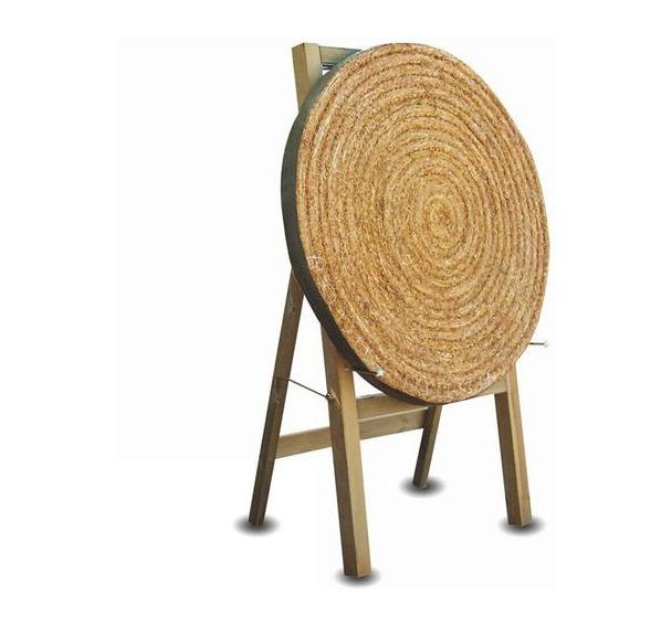 Cible De Tir En Paille – 65 Cm – Naturelle – Sans Support – Pour Flèches