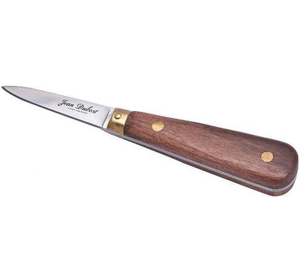 Couteau à huitres lancette inox pleine soie