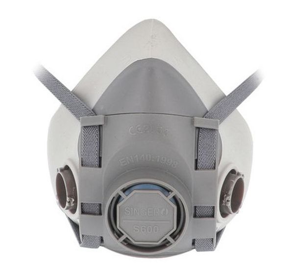 Masque Respiratoire Demi-masque Professionnel Avec Filtres A2 - Protection Anti-poussières