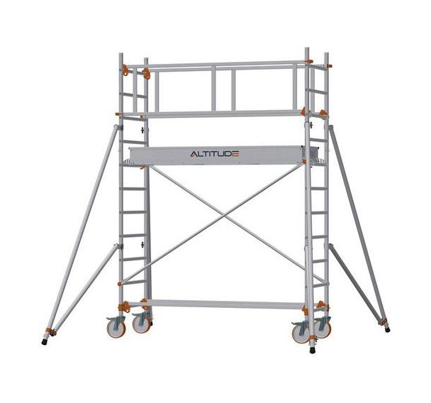 Échafaudage aluminium roulant modulaire AL205 - Base standard - Garde ...