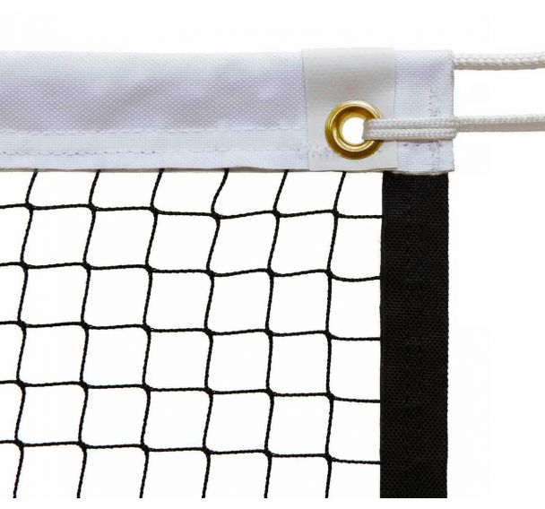 Filet De Badminton SIVENKE Nylon 610x76cm - Sans Armature, Pour Intérieur/Extérieur, Rouge