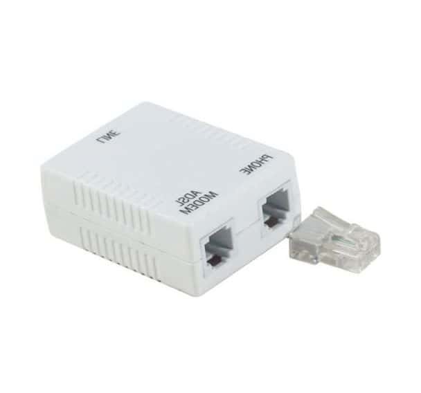 Filtre ADSL pour prise RJ11, sorties RJ11, par