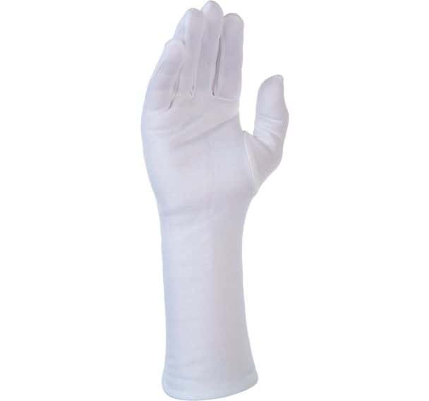 Gant de protection en coton blanc spécial 35 centimètres - 10 paires