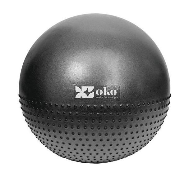 Gym ball OKO - gris - 65 cm