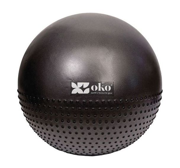 Gym ball OKO - noir - 55 cm