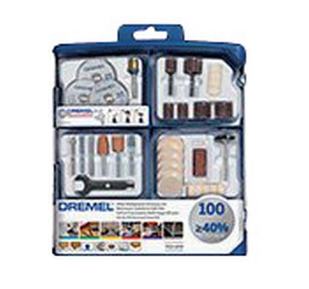 Kit accessoires multi-usages pour Dremel - 100 pièces