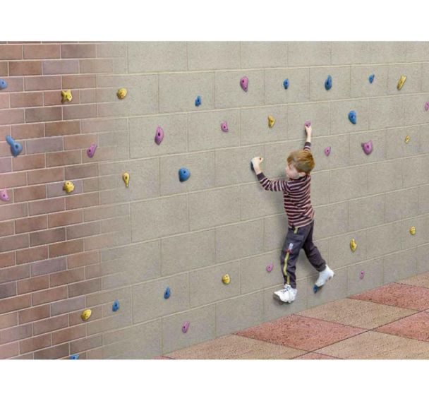 Prises d'escalade Enfant avec Matériel de Fixation - accessoires pour mur d' escalade - OTITU