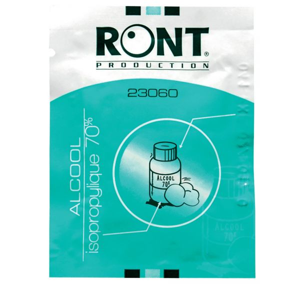 Lingettes Nettoyantes LINKFAR Alcool Isopropylique 70% - 200 Pièces, Emballage Individuel