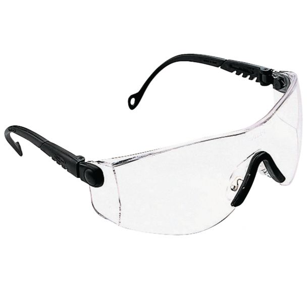 Lunettes Optema Noire Oculaire Incolore Antibuee Antirayure, antibuée
