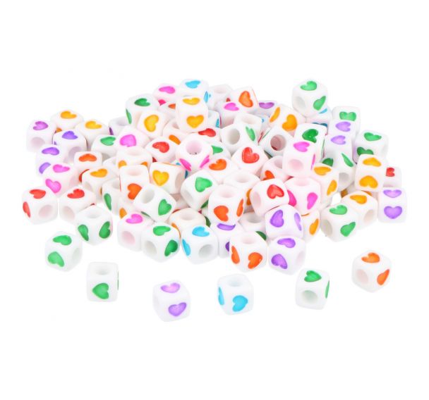 Perles En Plastique Assorties Colorées - Pour Artisanat Et Activités Enfants