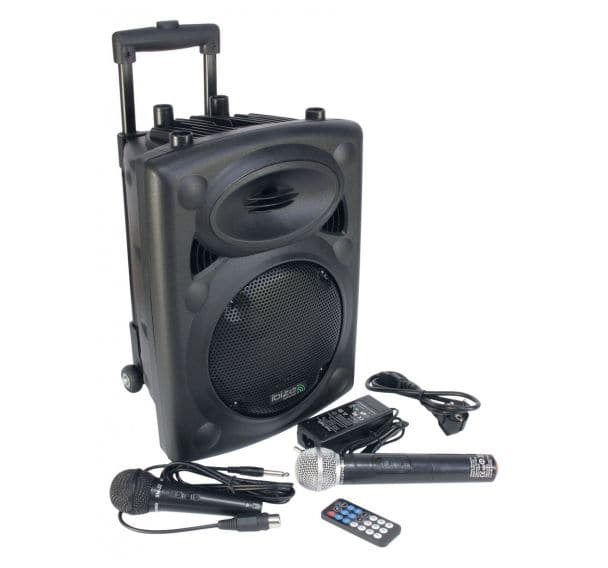 Sono portable PORT10UHF-BT - USB BT TWS 2 micros - Ibiza Sound