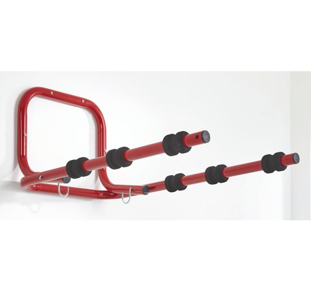 Support Mural Pour 6 Vélos Mottez B138C - Gris, Métal, Neuf (B-Ware Sans Carton)