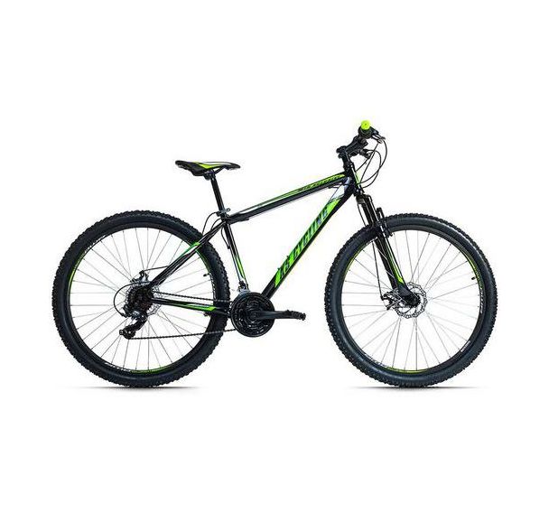 VTT semi rigide KS Cycling Sharp 29 pouces 46 cm noir vert