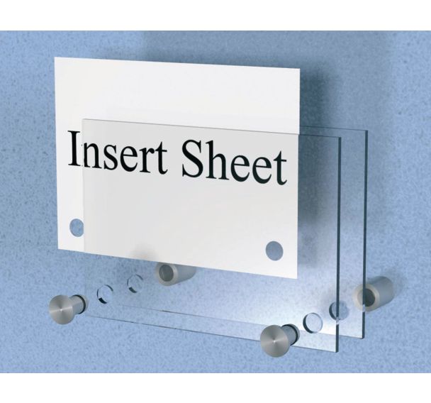 Lot de 3 plaques d'identification et d'information Tec-art - A6