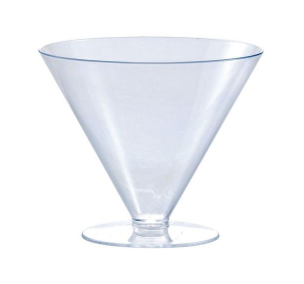 100 Coupe dessert 175 cl cristal diamètre 90mm hauteur 75mm