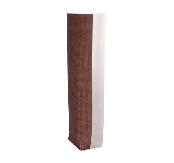 100 Sachets toeile de jute polykraft ecru long. 100mm
