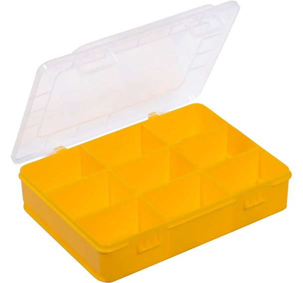 10 Boite compartimentée EuroPlus Basic 18/9 jaune à 9 compartiments fi
