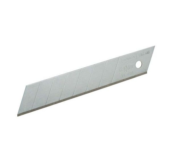 10 Lames pour cutter, Lame largeur: 25 mm, Modèle: Standard