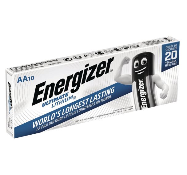 10 Pile Lithium - L91/AA - Energizer