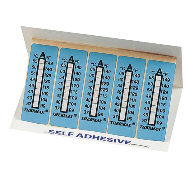 10 indicateurs irréversible Thermax 8 températures de 160 à 199 c