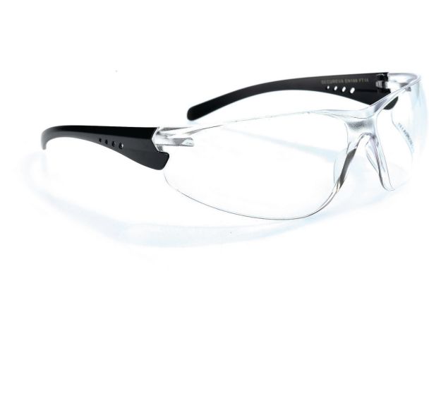 10 paires Lunettes de protection extra légère écran monobloc incolore