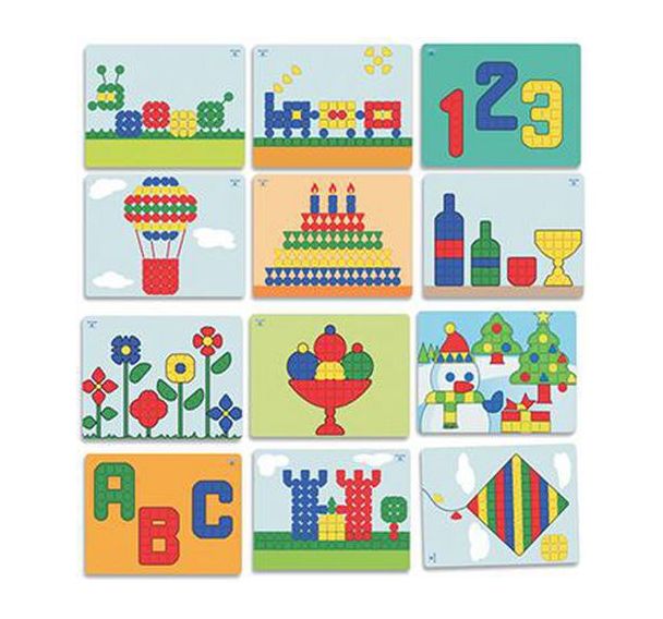 12 modèles pour tableau mosaïques géantes