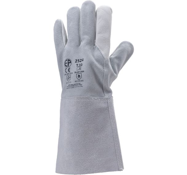 12 paires Gants Euroweld 2524 fleur de vachette - 10