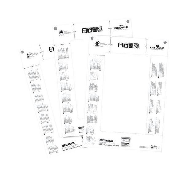 20 Chevalets bristol 210 x 115 mm