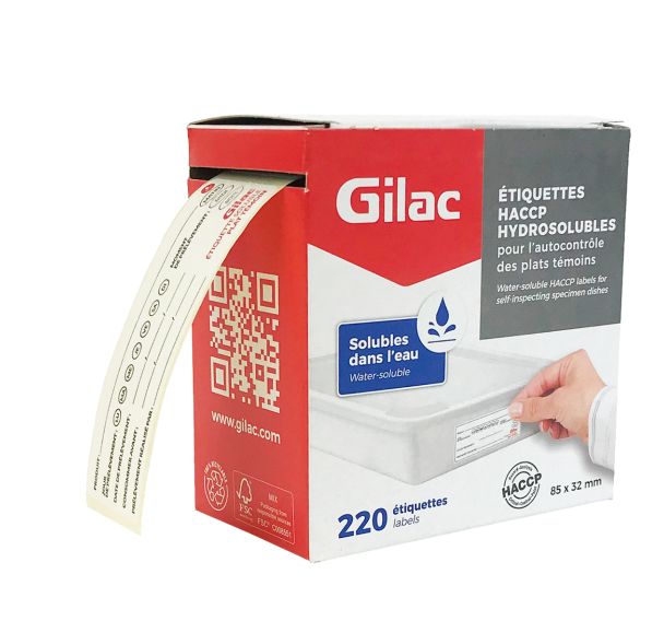 220 ETIQUETTES HACCP HYDROSOLUBLES