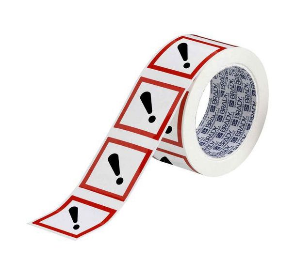 250 Autocollant CLP Irritation et toxicité 50 x 50 mm - Brady