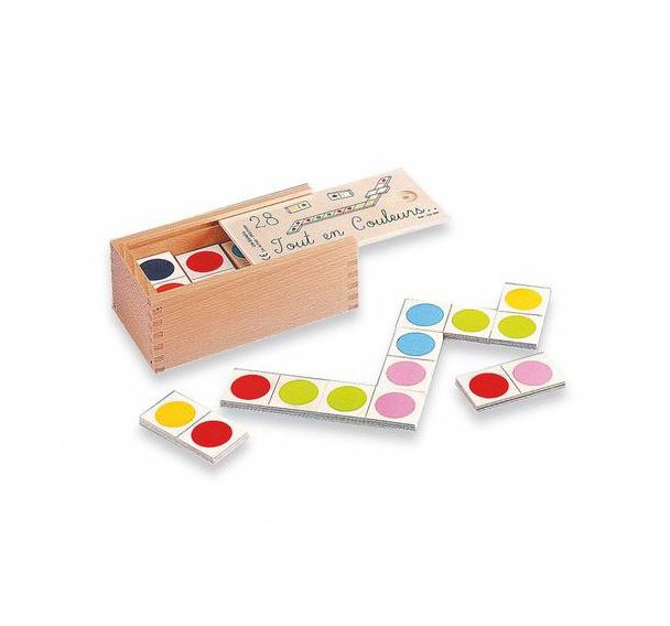 28 dominos tout en couleurs