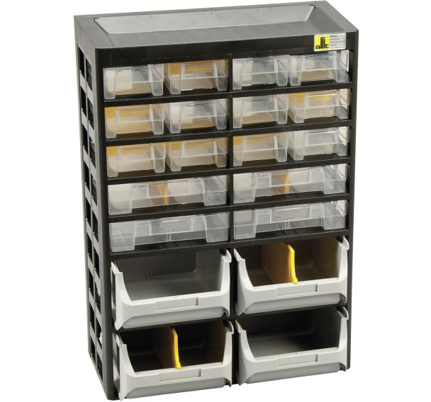 2 Bloc-tiroirs VarioPlus Basic D à 16 tiroirs4 bacs et 14 séparateurs