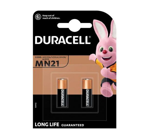 2 Piles alcalines Duracell spéciale MN21