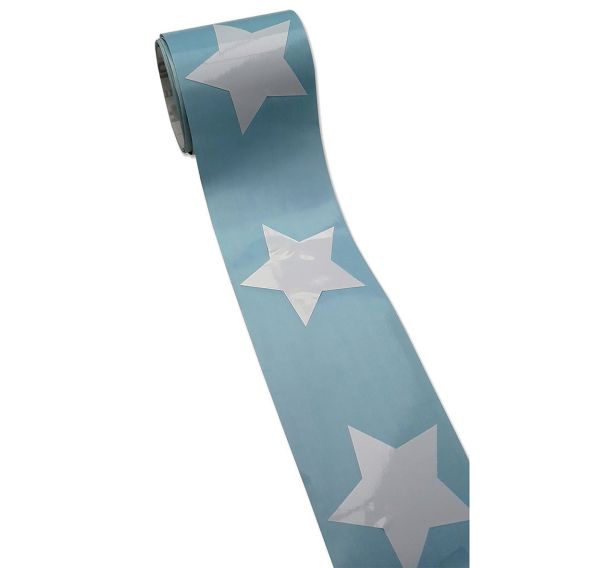 2 Rouleaux de bandes de signalisation pour vitre motif étoile