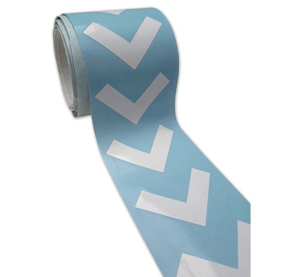 2 Rouleaux de bandes de signalisation pour vitre motif flèches