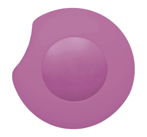 2 assises Scoopi FLOWER sans boutons + support de fixation - lilas