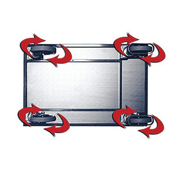 2 roulettes pivotantes / rsa-000.004