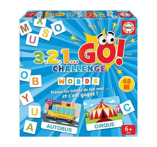 3,2,1… Go ! Challenge Words