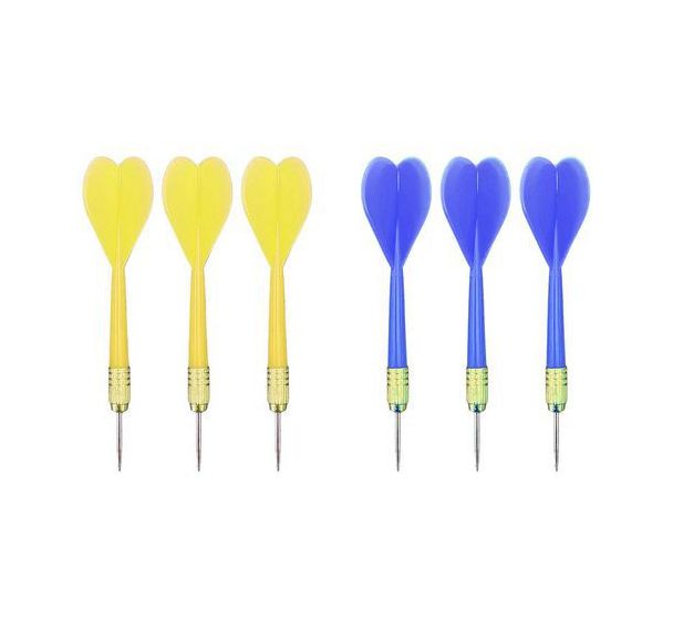 3 fléchettes plastiques - sport and fun - pointe en acier