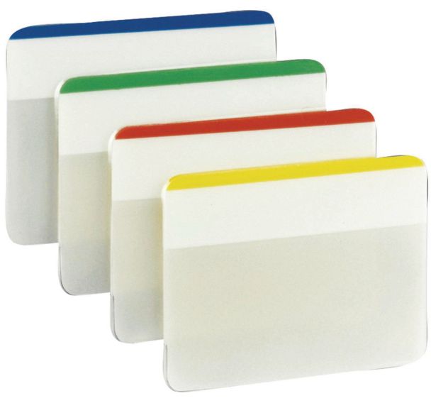 4 distributeurs Marque-pages Post-it® larges de classement