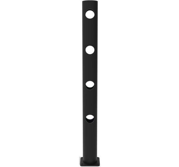 4 poteaux centraux Ø 110x1200 mm DELTA - D-Flexx