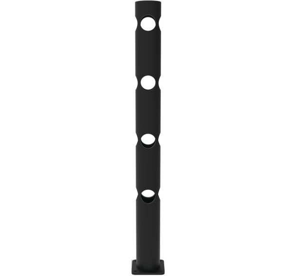 4 poteaux croisés Ø 110x1200 mm DELTA - D-Flexx