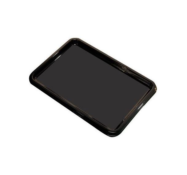 50 Plateaux lunch PET noir long. 360mm