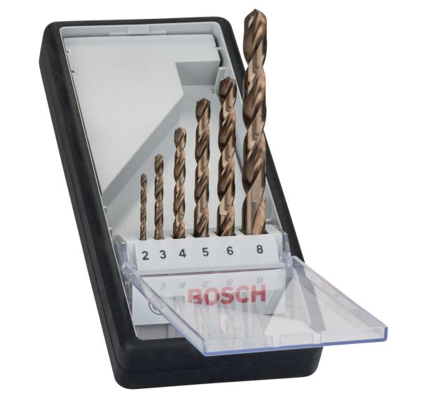 6 FORETS METAL HSS-CO 135° ROBUSTLI